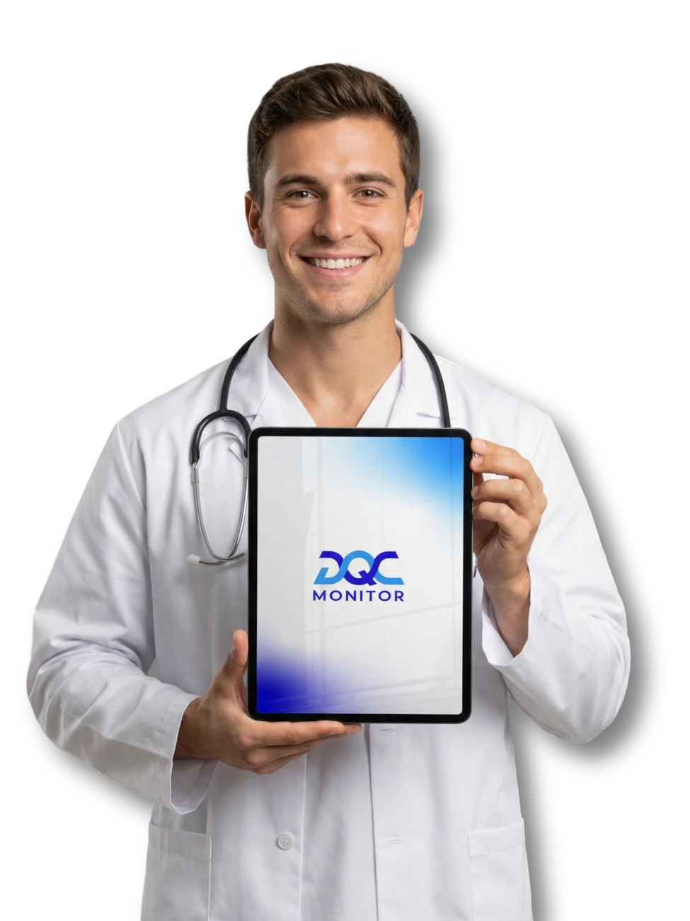 DQC Monitor - Lekár s tabletom